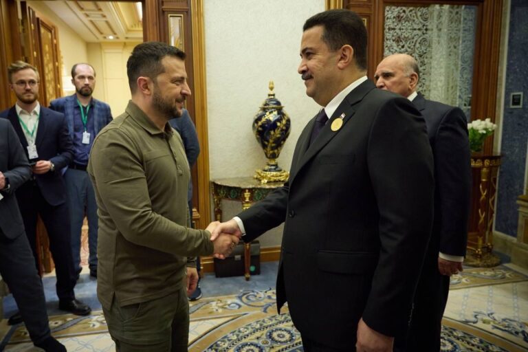 Meeting between Iraq's PM and Ukraine's president in Jeddah