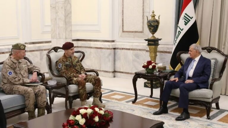 President of Iraq receives new NATO commander